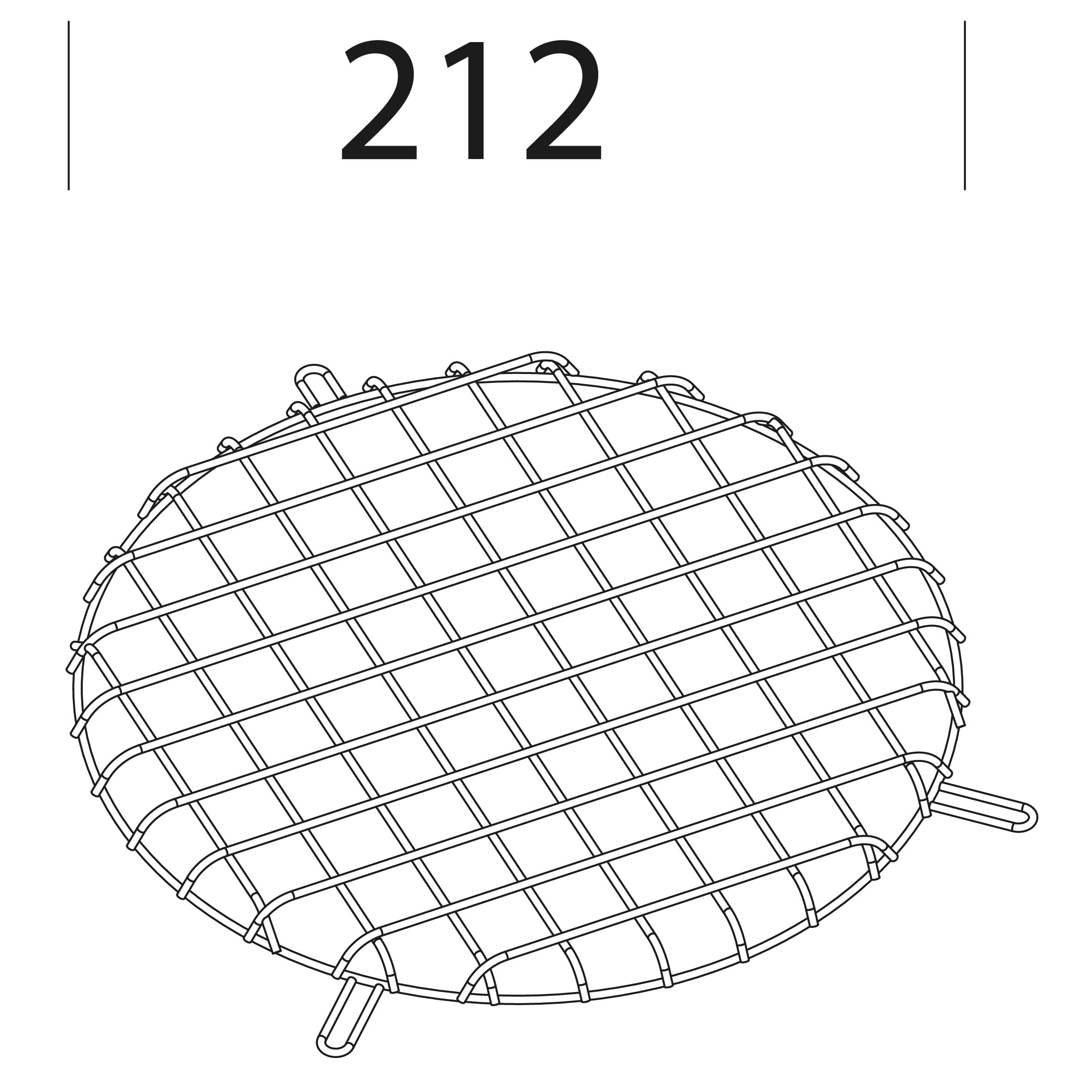 DISANO ILLUMINAZIONE - GABBIA PROTEZIONE CRIPTO MEDIUM 306 NERO