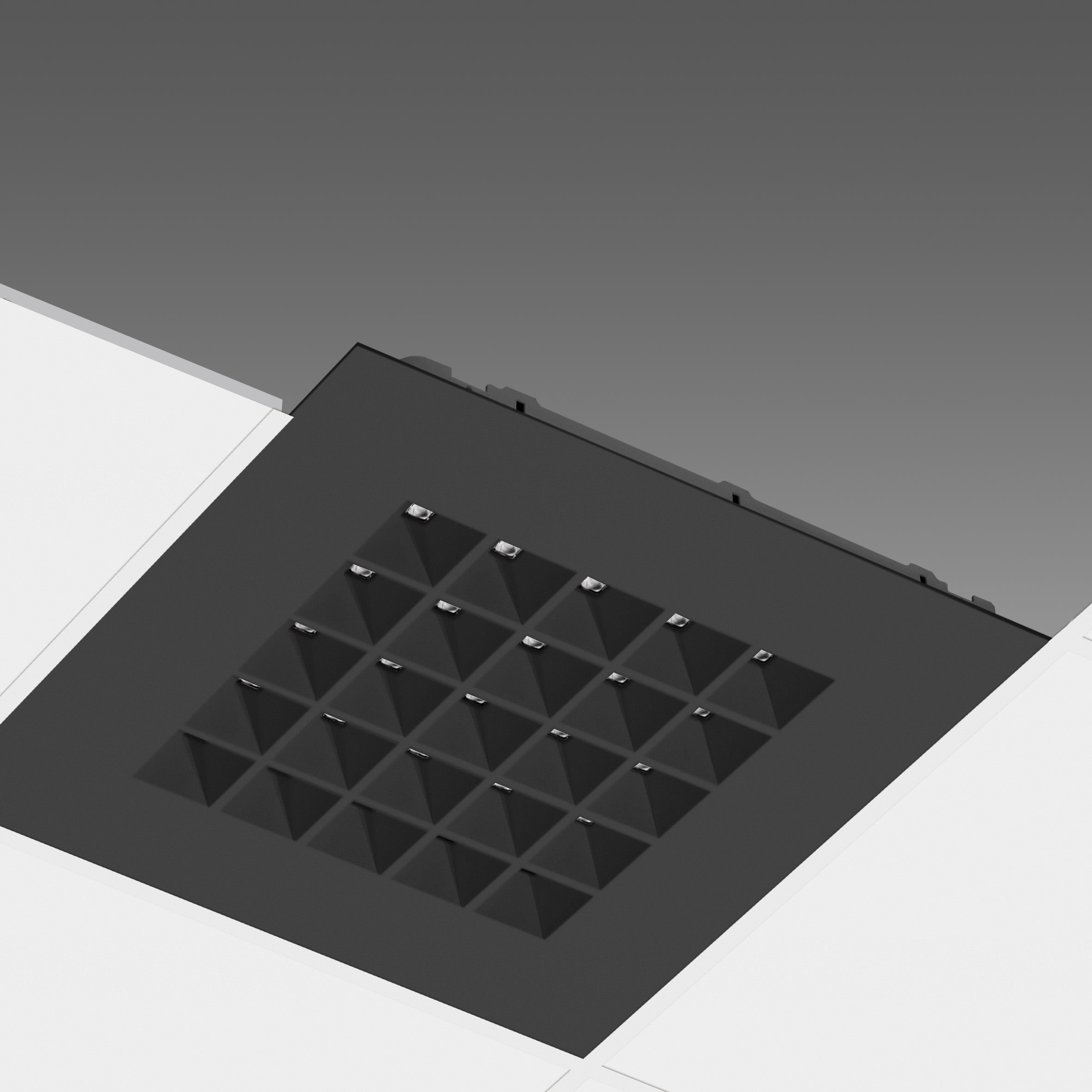 DISANO ILLUMINAZIONE - COMFORTSQUARE 816 LED 21W CLD RAL9005 3K