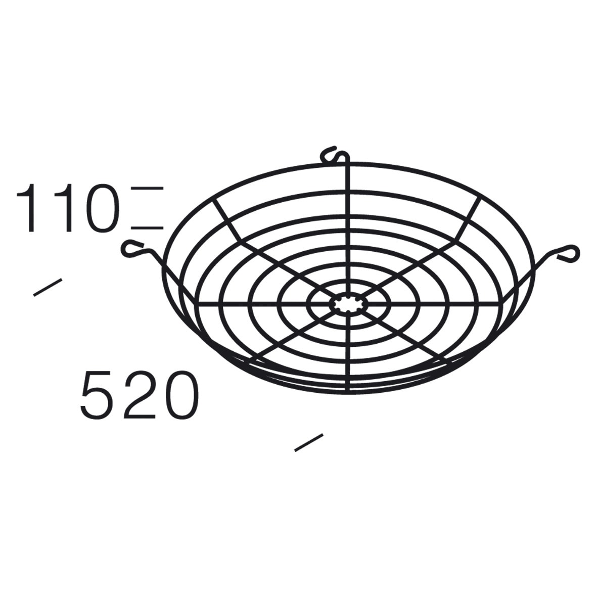 DISANO ILLUMINAZIONE - GABBIA DI PROTEZIONE 1122 NERO