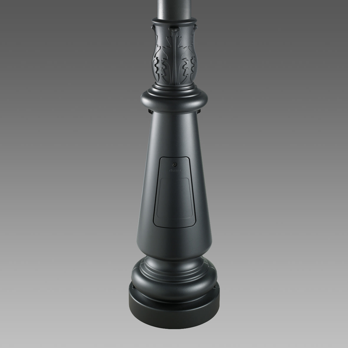 DISANO ILLUMINAZIONE - PALO C BASE 1410 H=3365MM RAL7021 42522000