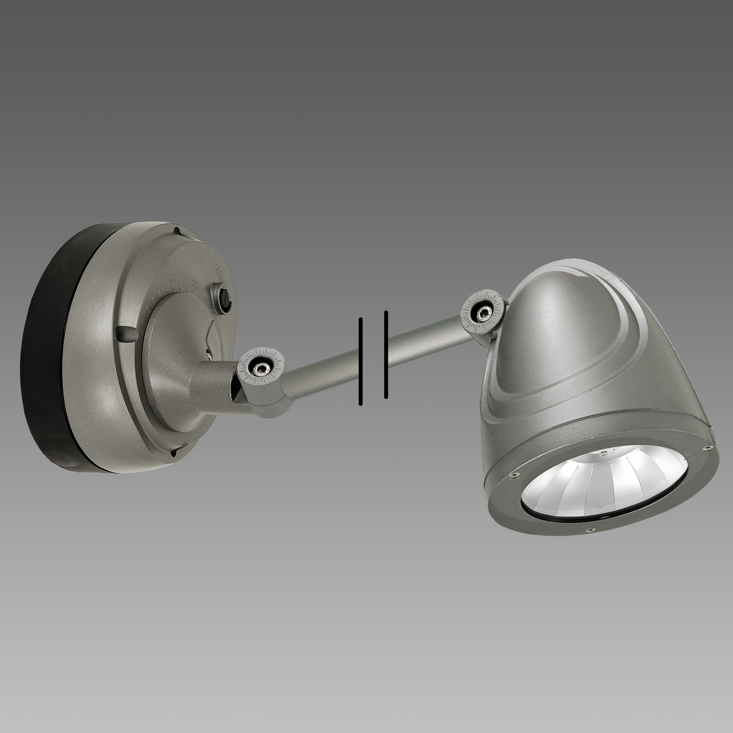 DISANO ILLUMINAZIONE - ELFO+BRACCIO 1523 LED 49W CLD GRAFITE