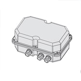 DISANO ILLUMINAZIONE - CASS.AMP.INTERFACCIA DMX 63 CLD NERO 98651100