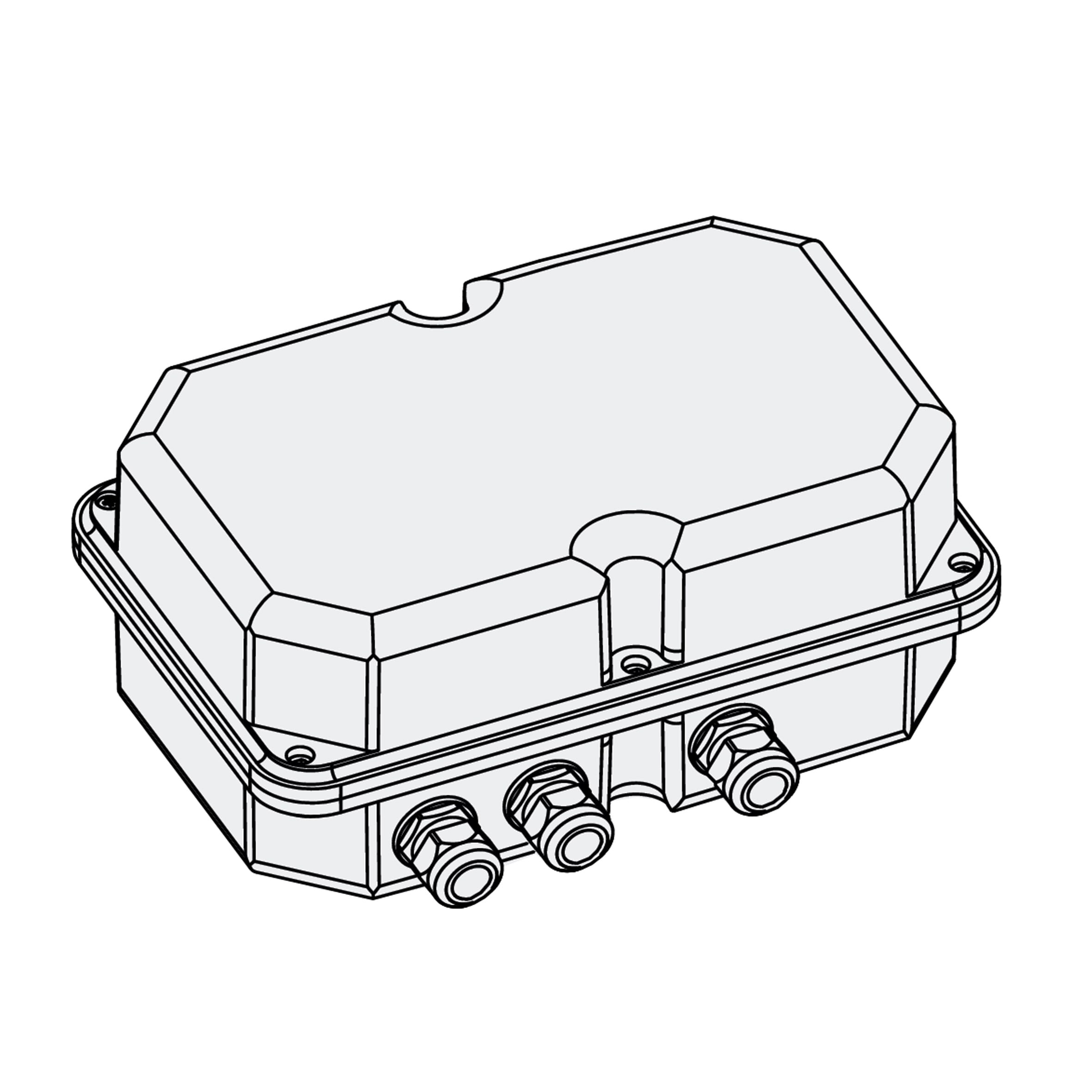 DISANO ILLUMINAZIONE - CASS. C POWER CONTROLLER DMX CLD NERO 98655700