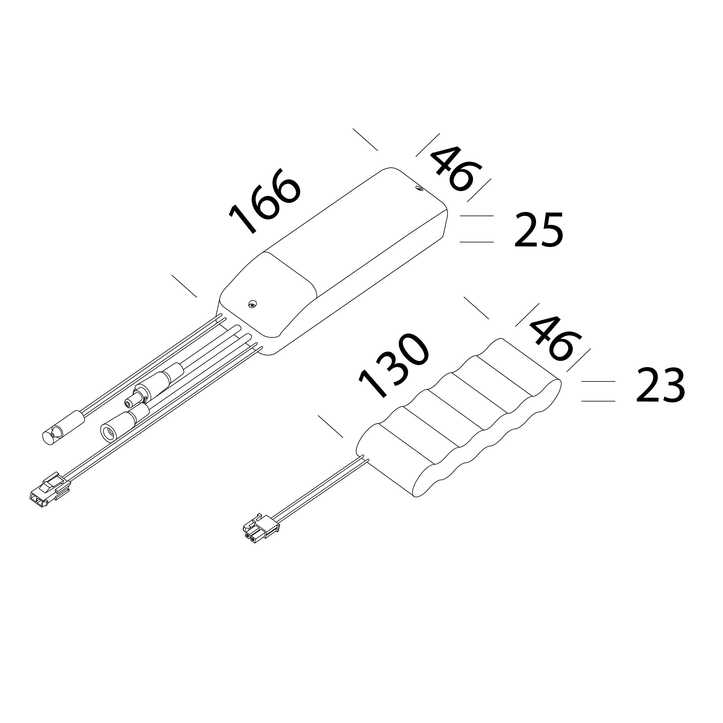 DISANO ILLUMINAZIONE - KIT EM APPARECCHI INCASSO ACC.600 98660400