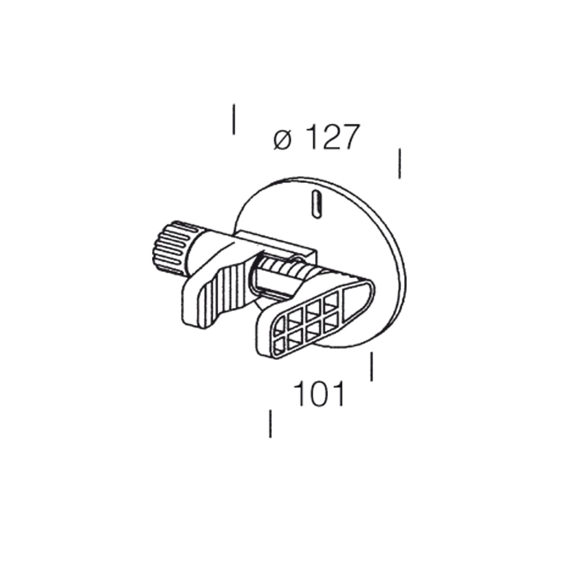 DISANO ILLUMINAZIONE - MORSETTO 118 NERO 99133400