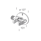 DISANO ILLUMINAZIONE - MORSETTO 118 NERO 99133400