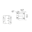 DISANO ILLUMINAZIONE - ATTACCO BRACCIO 153 GREY 99135900