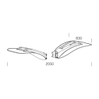 DISANO ILLUMINAZIONE - PEGASO DOPPIO 388 RAL9006