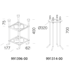 DISANO ILLUMINAZIONE - TIRAFONDI 299 ACCIAIO 99139600