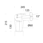 DISANO ILLUMINAZIONE - ATTACCO SNODATO 290 GRAFITE 99143900