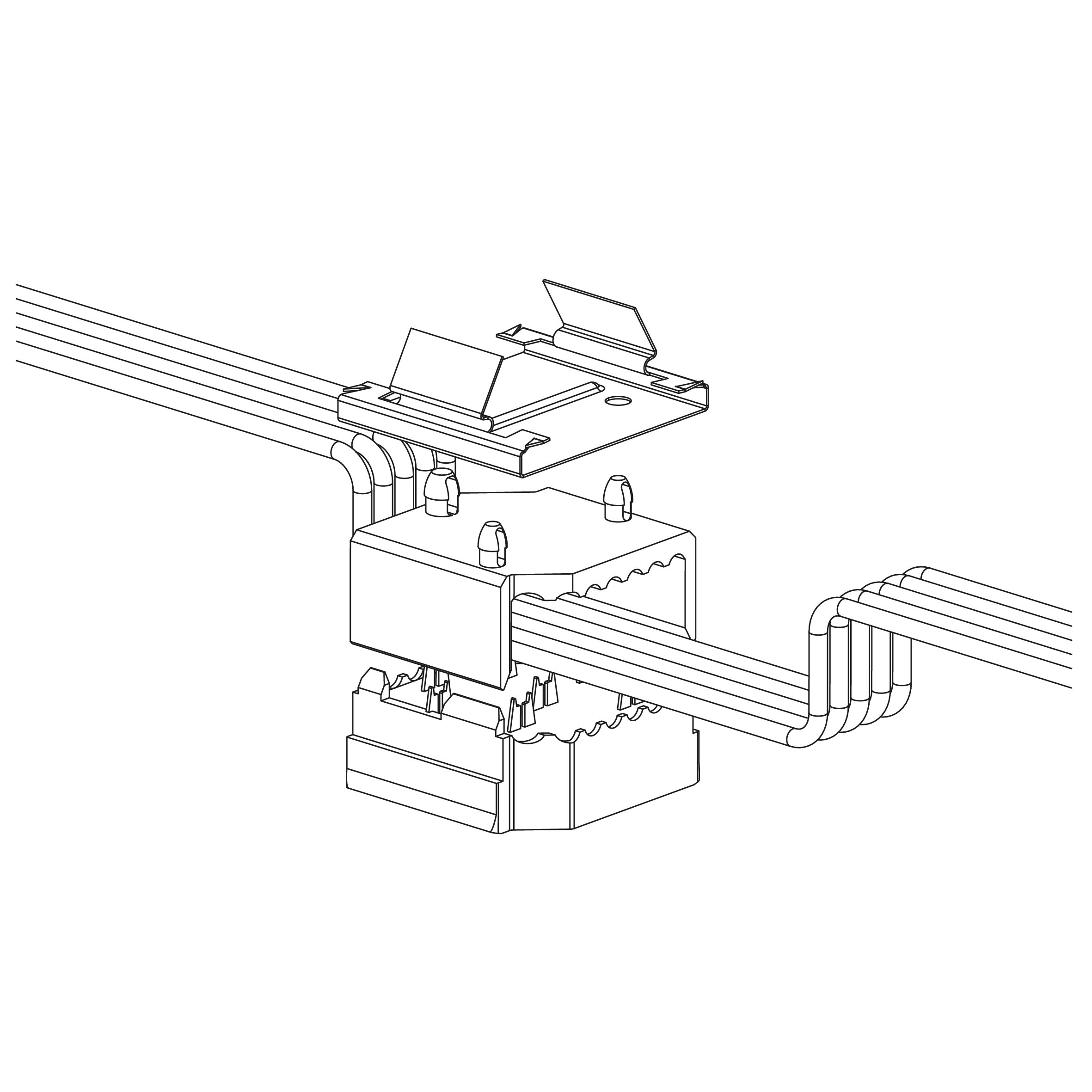 DISANO ILLUMINAZIONE - SEZIONATORE 11 POLI SPC 6620 BIANCO