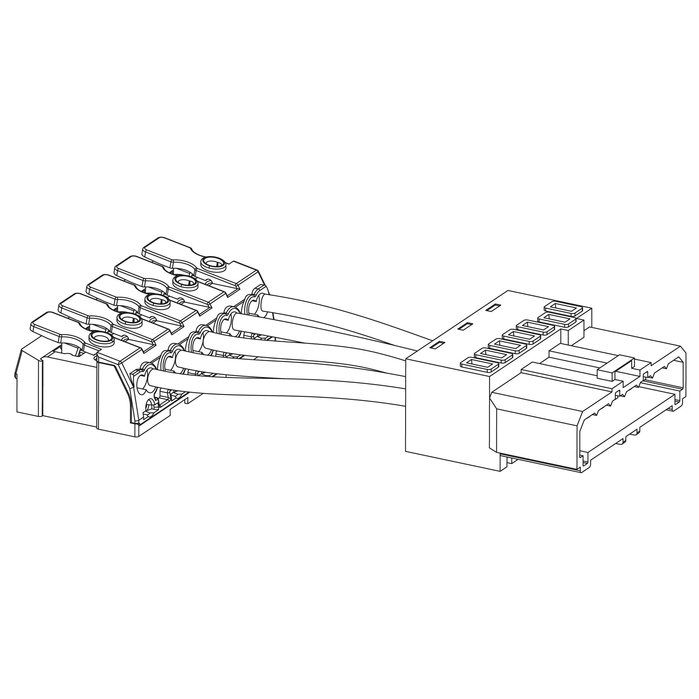 DISANO ILLUMINAZIONE - ALIMENTATORE CANALE 5 POLI 6623 BIANCO 99403600