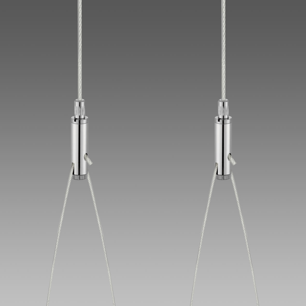 DISANO ILLUMINAZIONE - SOSPENSIONE X PANEL 2520 NICHEL