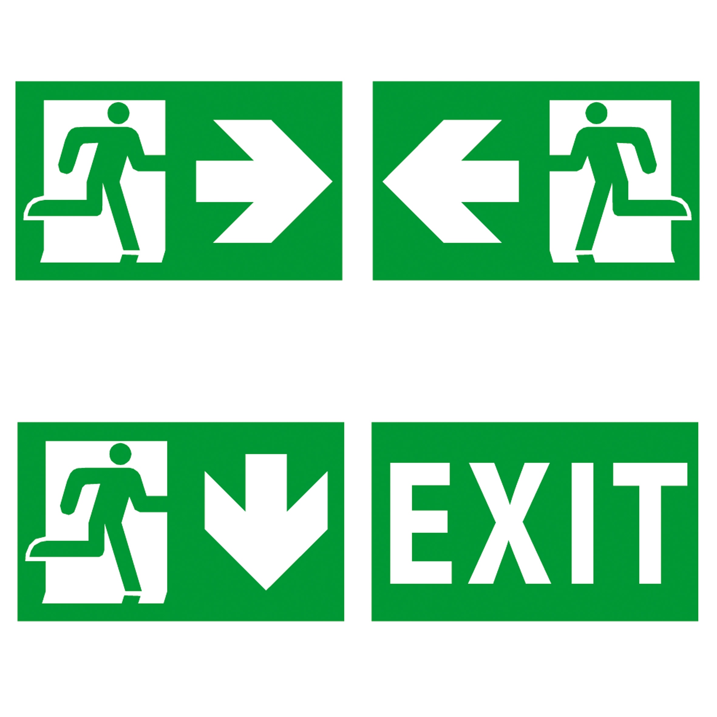 DISANO ILLUMINAZIONE - PITTOGRAMMA USCITA EM DX 470 VERDE 99513300