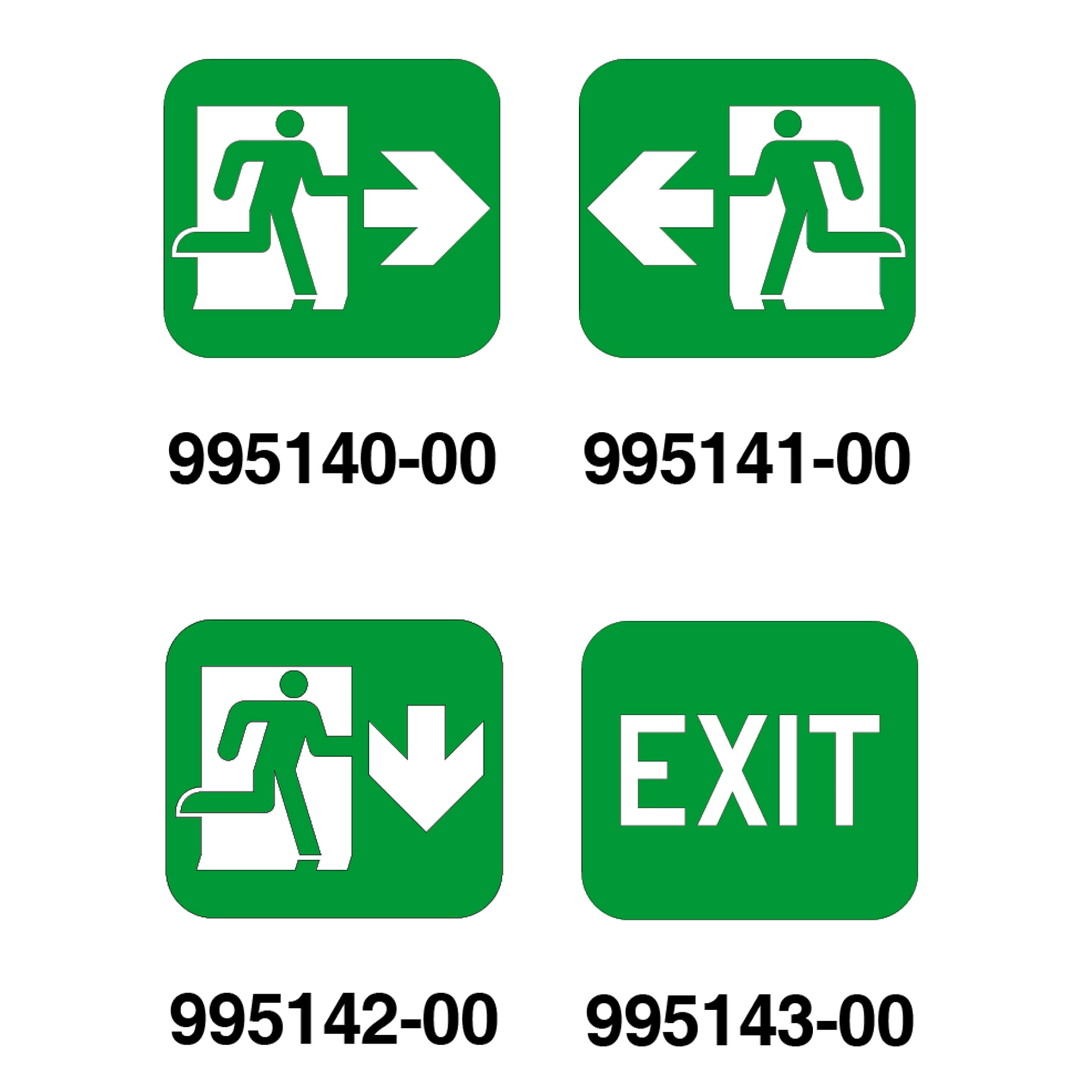 DISANO ILLUMINAZIONE - PITTOGRAMMA EXIT 626 VERDE 99514300