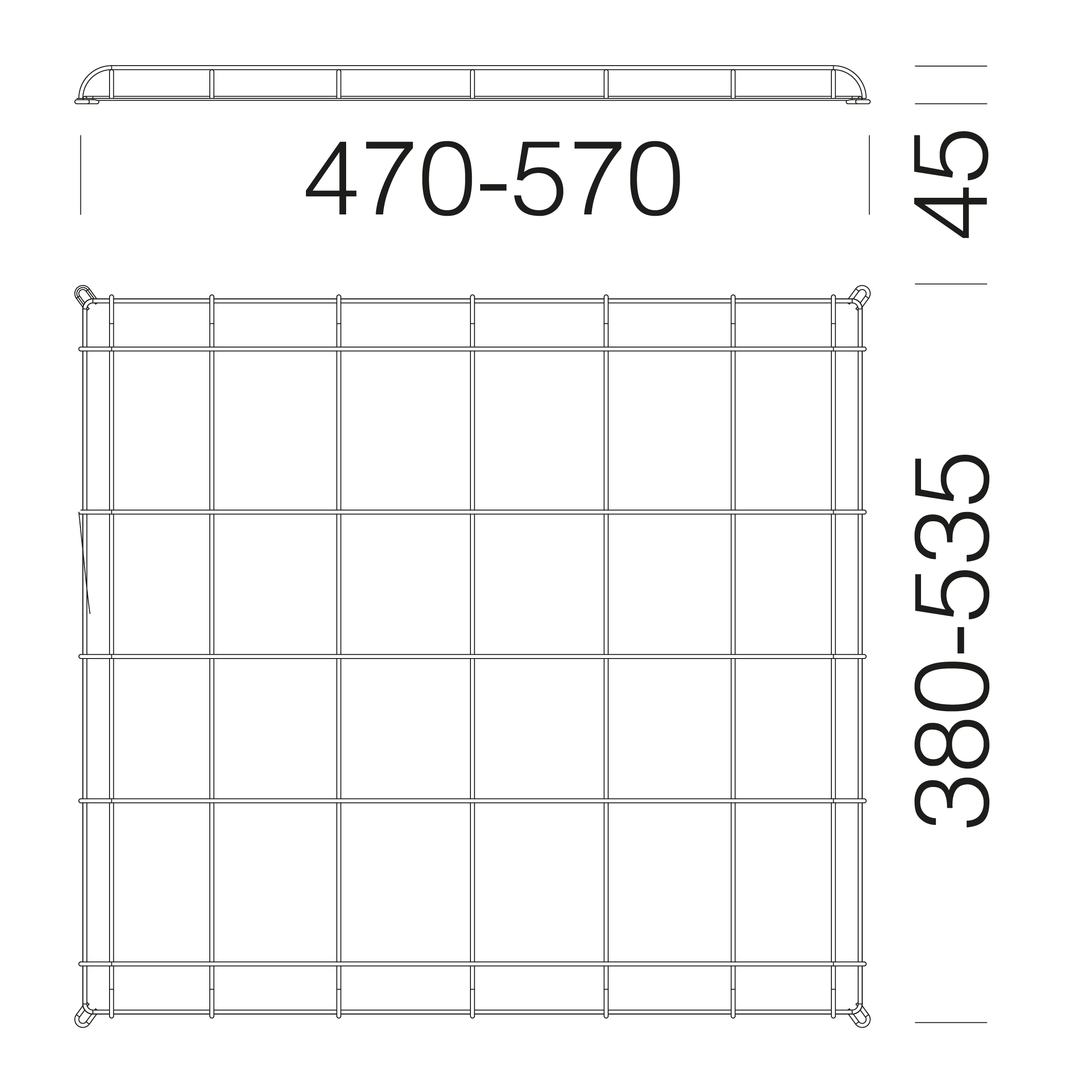 DISANO ILLUMINAZIONE - GABBIA DI PROTEZIONE ASTRO Q 36 NERO 99569600