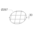 DISANO ILLUMINAZIONE - GABBIA PROTEZIONE SATURNO 26 NERO