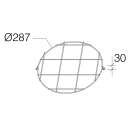 DISANO ILLUMINAZIONE - GABBIA PROTEZIONE SATURNO 26 NERO