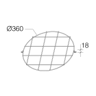 DISANO ILLUMINAZIONE - GABBIA PROTEZIONE SATURNO 26 NERO 99569800