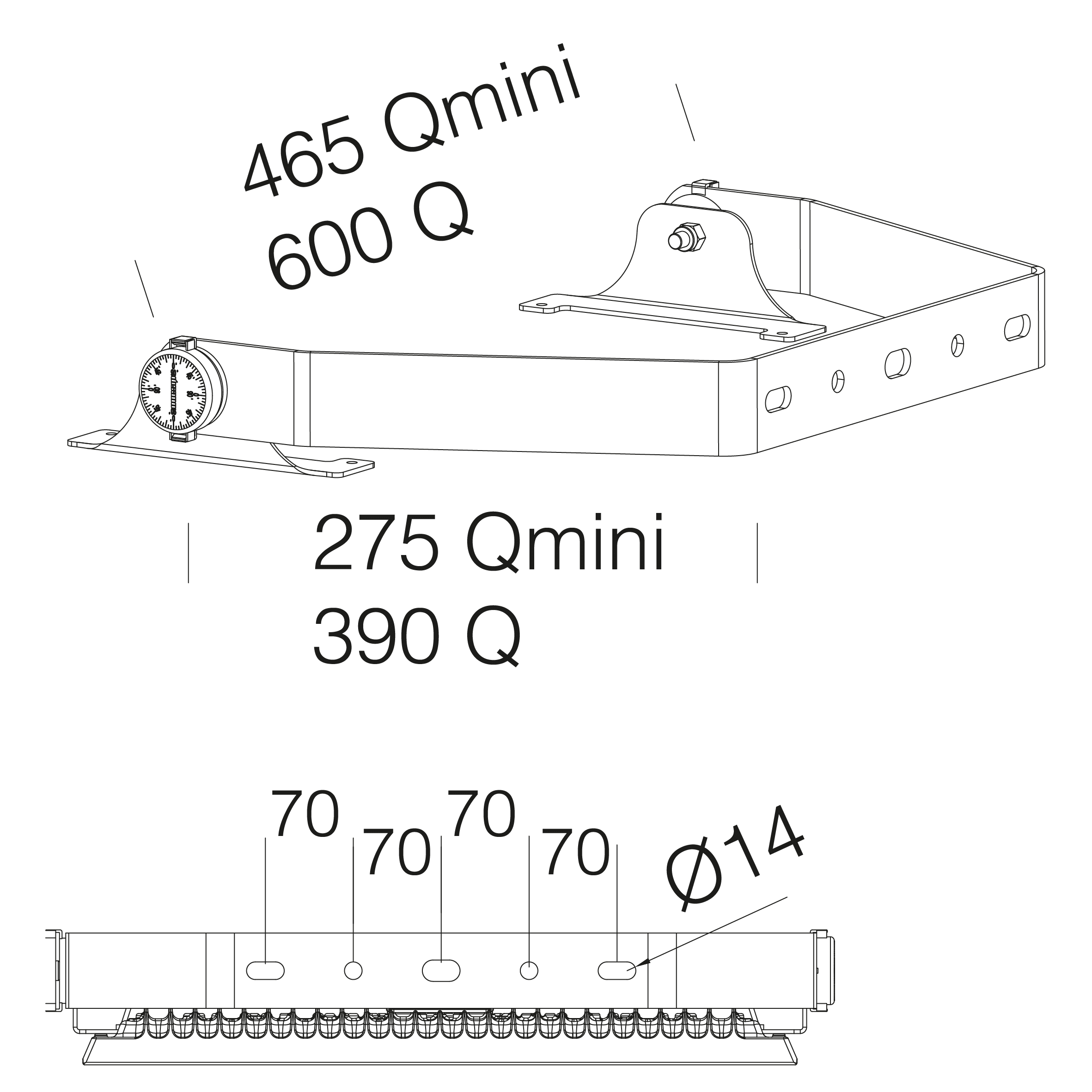 DISANO ILLUMINAZIONE - STAFFA A PARETE 38 ANTRACITE