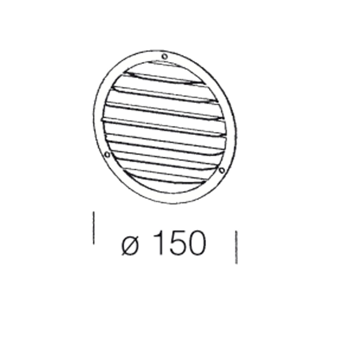 DISANO ILLUMINAZIONE - SCHERMO LAMELLARE ELFO 190 NERO 99575300