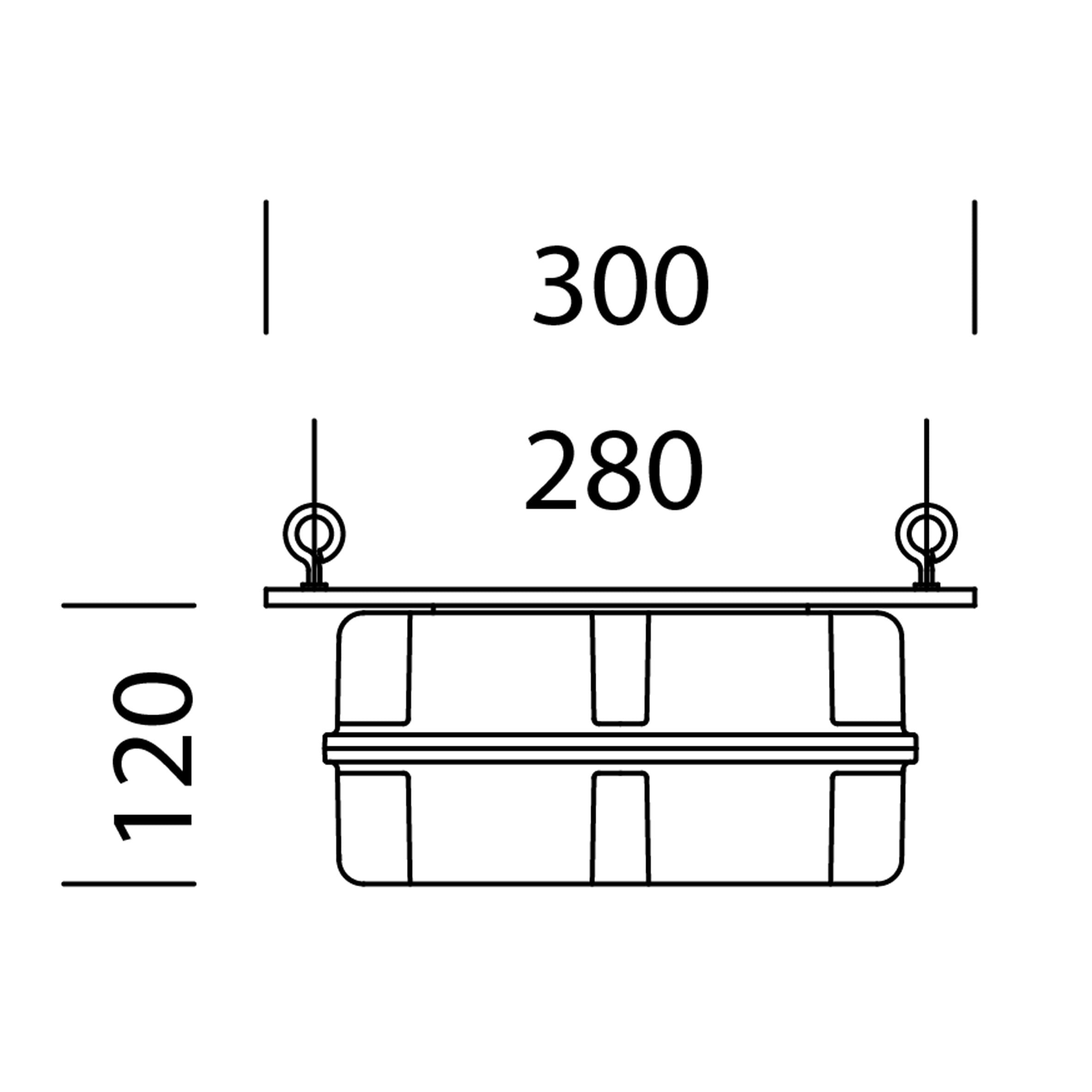 DISANO ILLUMINAZIONE - CASSETTA EMERGENZA ACC.1175 CNL-E NERO