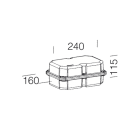 DISANO ILLUMINAZIONE - CASS.CABL. 179 CLD NERO 99766500