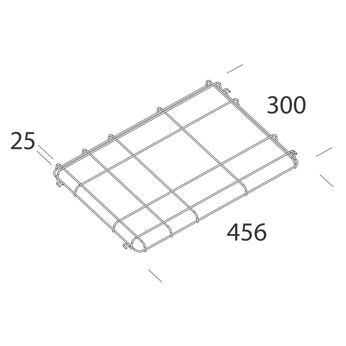 DISANO ILLUMINAZIONE - GABBIA PROTEZIONE RODIO LED 350 NERO 99792500