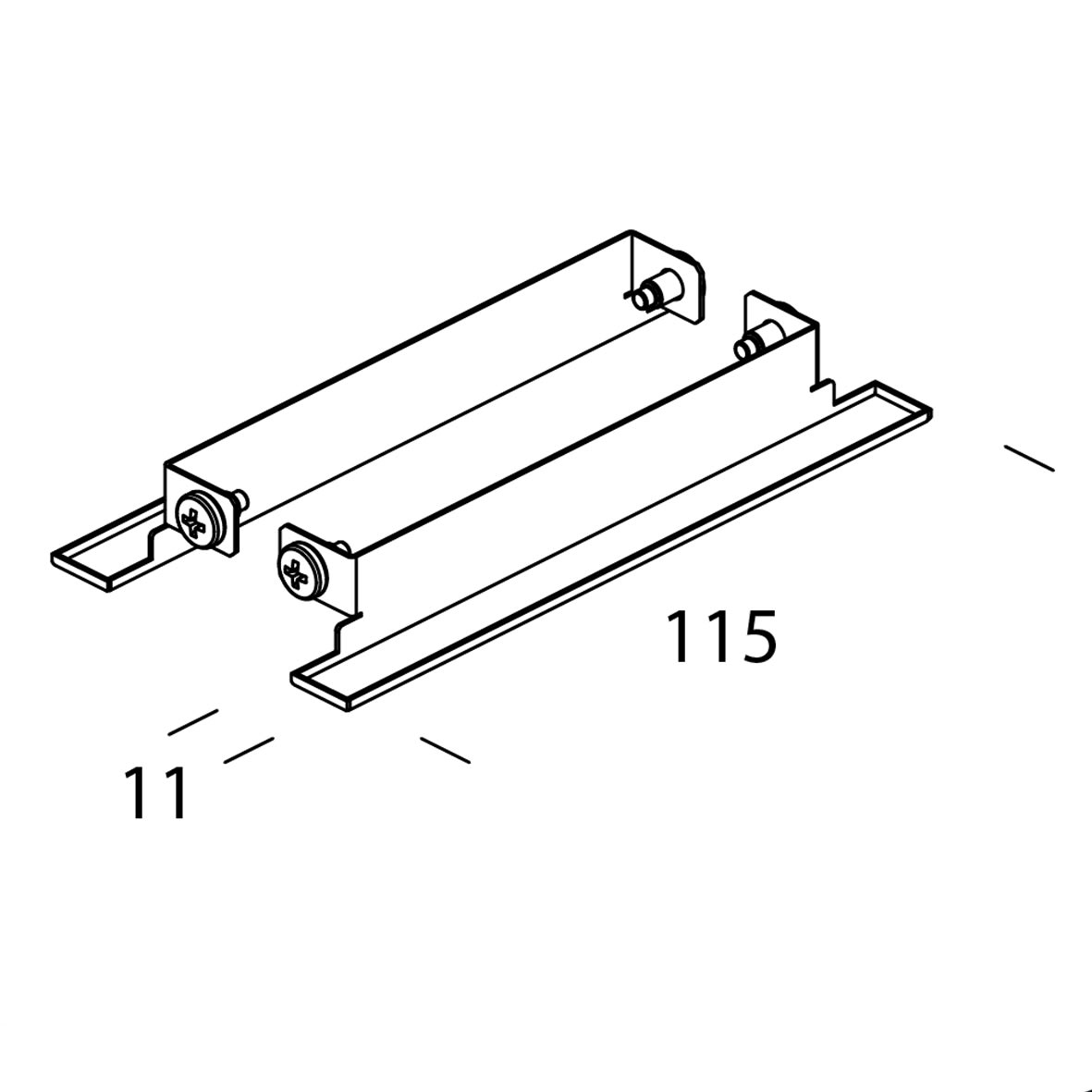 DISANO ILLUMINAZIONE - TESTATA TERMINALE 224 BIANCO