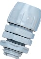 DKC EUROPE - Raccordo PVC per tubo flessibile PG09 senza ghiera nero AD12, 12mm.