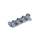 DKC EUROPE - Morsettiera multipla a 4 poli, 3 vie per polo, sezione nominale 25 mmq, codice MVN/425.