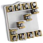 DKC EUROPE - Morsettiera lineare a 4 poli, 3 vie per polo, sezione nominale 95 mmq, modello NLM/4100/P per applicazioni B.T.