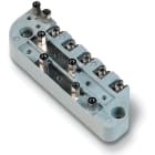 DKC EUROPE - Morsettiera per shuntaggio e presa potenziale a 5 poli, sezione nominale 16 mmq MPE/IT527 B.T.