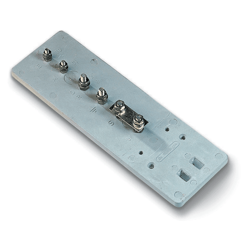 DKC EUROPE - Morsettiera Serie MGD per attestamento a 10 poli, sezione nominale 25 mmq, modello MGD/A10 per bassa tensione.