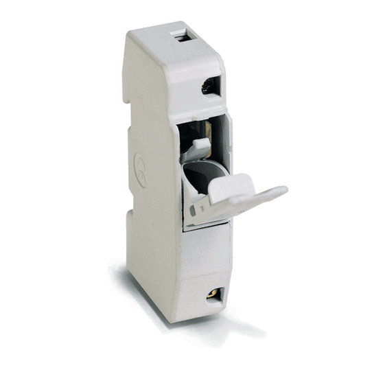 DKC EUROPE - Portafusibile sezionabile VS/125, dimensioni fusibile 10,3 x 38 mm, portata 25A, profondità 60 mm.