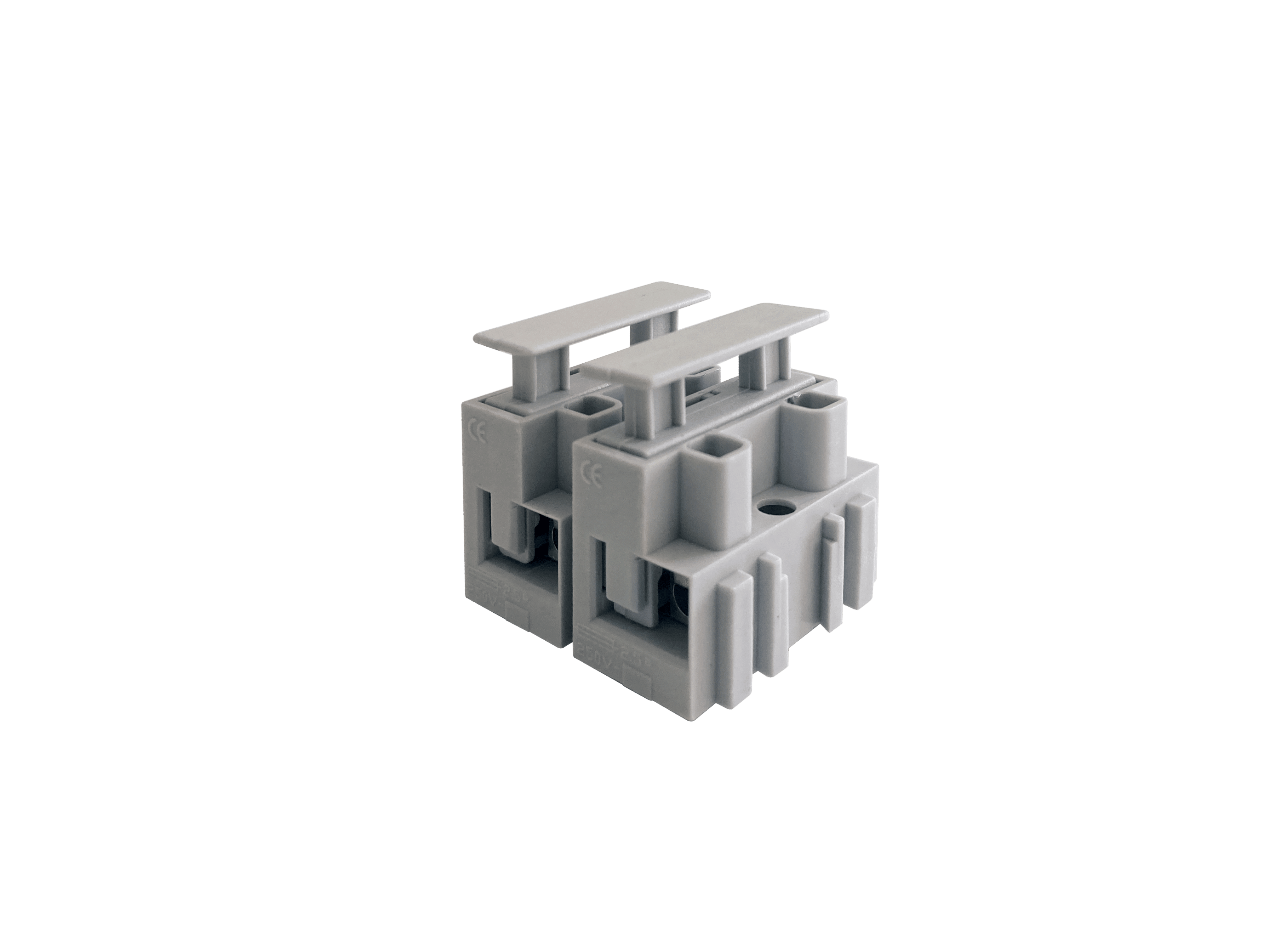 DKC EUROPE - Accoppiatore morsettiere da palo con portafusibile a 2 poli, dimensioni fusibile 5x20 mm e portata di 10A, codice CMD/2.