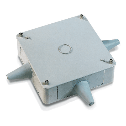 DKC EUROPE - Serie USV - Cassetta di derivazione in vetroresina vuota, dimensioni 200 x 200 mm USV25/3 Cassetta deriv.resin.