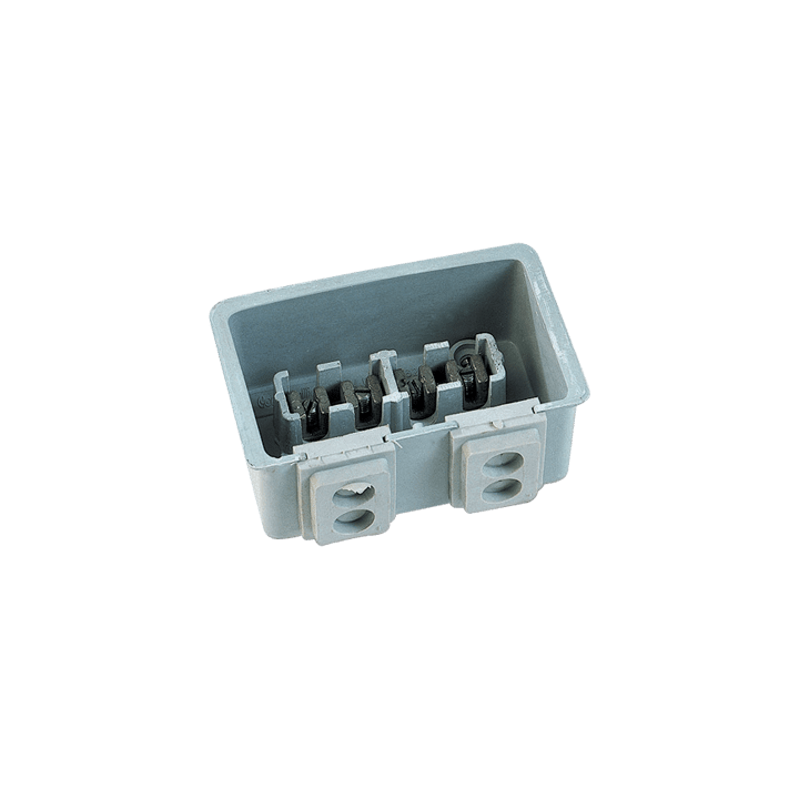 DKC EUROPE - Serie ASV - Cassetta di derivazione in vetroresina equipaggiata, morsett. 2P 10 mmq, dim. 78x115 mm ASV6/A CASSETTA DERIV.RESIN.