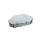 DKC EUROPE - Serie ASV - Cassetta di derivazione in vetroresina vuota, chiusura vite a taglio, dimensioni 257 x 456 mm ASV95 Cassetta derivazione in resina 257x456mm.