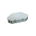 DKC EUROPE - Serie ASV - Cassetta di derivazione in vetroresina vuota, chiusura vite a taglio, dimensioni 257 x 456 mm ASV95 Cassetta derivazione in resina 257x456mm.