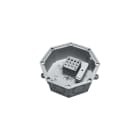 DKC EUROPE - Serie UPM - Cassetta di derivazione in PA6 V0 con morsetti multi 4P 16mmq e 1 portafusibile, dimensioni 156x156 mm UPM16/10/V CASSETTA DERIV.PLAST.