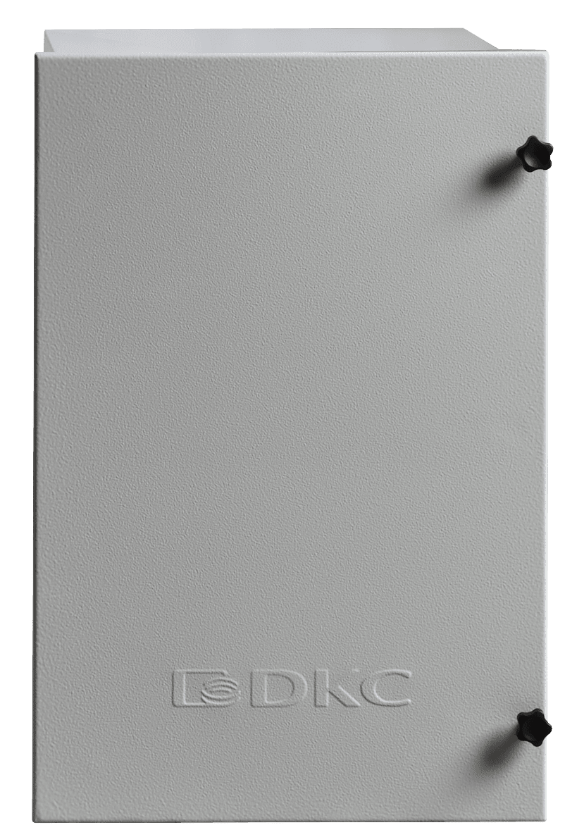 DKC EUROPE - Serie RP-CROSS Cassetta acciaio a parete/piedistallo 390x640x200mm RP50CR/44