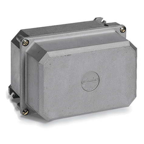 DKC EUROPE - Cassetta di derivazione a parete in alluminio RP160A, dimensioni 366 x 357 x 219 mm.