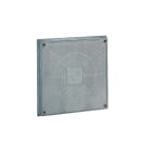 DKC EUROPE - Chiusino stradale per pozzetto in alluminio Serie PZ, IP55, dimensioni 266 x 266 x 40 mm (BxAxP) PZ3.