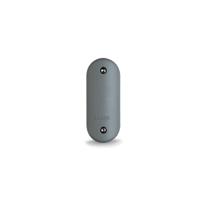 DKC EUROPE - Serie SMY - Portello in resina termoplastica PA6 per palo diametro 76-114 mm, feritoia 38x132 mm, testa semitrasparente SPY/76-114 Portello palo illuminato.