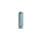 DKC EUROPE - Serie SMV - Portello in alluminio per palo ottagonale, feritoia 45x186 mm, illuminato.