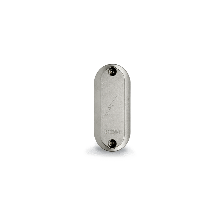 DKC EUROPE - Serie SGV - Portello in alluminio per palo diametro 114-153 mm, feritoia 45x186 mm, illuminato.