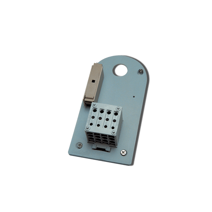 DKC EUROPE - Acc. per Serie SCF - Piastra equipaggiata con morsettiera 4 poli, sezione nominale 16 mmq e 2 portafusibili PSC/F1/1 PIASTRA PORTA APPAR. 054141015