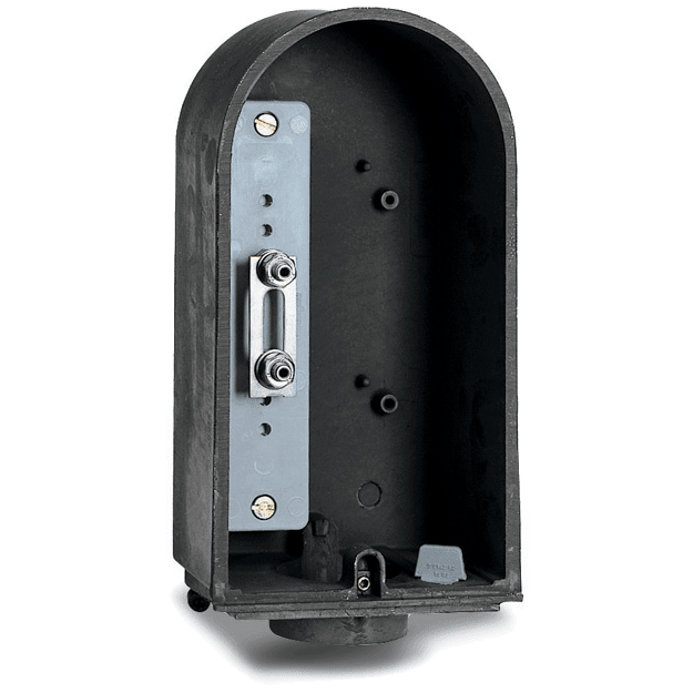 DKC EUROPE - Serie SCB - Cassetta protezione categoria in alluminio anodizzato, equipaggiata per misure e prese di potenziale, 2 poli SCB2R/5/F/AZ cassetta per misure PC. 056125107