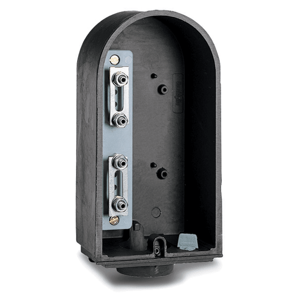 DKC EUROPE - Serie SCB - Cassetta protezione categoria in alluminio anodizzato, equipaggiata per misure e prese di potenziale, 4 poli SCB2R/6/F/AZ cassetta per misure PC.